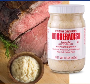 Fresh Ground Horseradish 8 oz jar